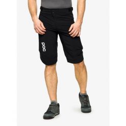 Spodenki rowerowe męskie POC Infinite All-Mountain Shorts. Czarne szorty sportowe męskie POC, bez wzorów, sportowe. W wyprzedaży za 477.15 zł.