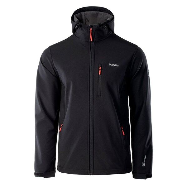 Kurtka Softshell Męska Caen. Brązowe kurtki męskie Hi-tec, m, bez wzorów, z softshellu, bez kaptura, trekkingowe. Za 269.99 zł.