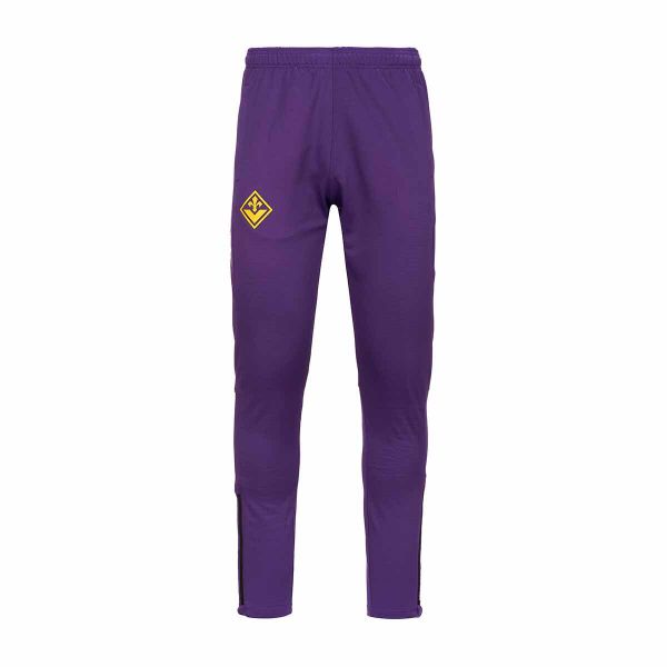 Spodnie dresowe AC Fiorentina Abunszip Pro 7 2023/24. Fioletowe spodnie dresowe męskie Kappa, bez wzorów, z dresówki. W wyprzedaży za 214.45 zł.