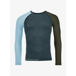 Bielizna termoaktywna męska Ortovox 120 Comp Light Long Sleeve. Zielona bielizna termoaktywna męska ORTOVOX, m, bez wzorów, bez ramiączek. Za 419.99 zł.