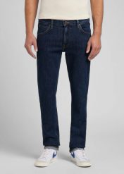 LEE MĘSKIE SPODNIE JEANSOWE LEE DAREN ZIP FLY DEEP DARK STONE 112144406. Jeansy męskie Lee, bez wzorów, z jeansu. Za 199.99 zł.