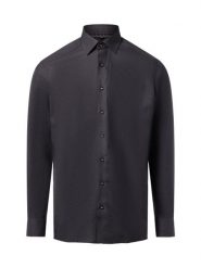 Finshley & Harding Koszula męska - Easy Care Mężczyźni Modern Fit Bawełna szary wzorzysty, 43. Szare koszule męskie Finshley & Harding, m, bez wzorów, z bawełny, bez kołnierzyka, bez ramiączek. Za 199.95 zł.