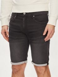 Pepe Jeans Szorty jeansowe Slim Gymdigo Short PM801075XG7 Szary Slim Fit. Szare szorty męskie Pepe Jeans, bez wzorów, z bawełny. Za 199.99 zł.
