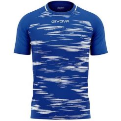 Koszulka Sportowa Givova Pixel Royal-Biała - Lekka i Oddychająca. Białe t-shirty sportowe męskie Givova, bez wzorów, z poliesteru, eleganckie, bez ramiączek. Za 140.99 zł.