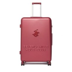 Walizka duża Beverly Hills Polo Club. Czerwone walizki męskie Beverly Hills Polo Club, bez wzorów, duże. Za 399.99 zł.
