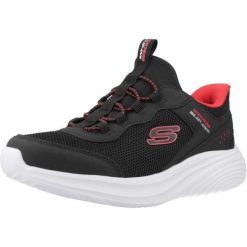Buty SKECHERS BOUNDER PRO Czarny. Czarne buty trekkingowe męskie Skechers, bez wzorów, z syntetyku, bez zapięcia, trekkingowe, skechers sport. Za 213.93 zł.