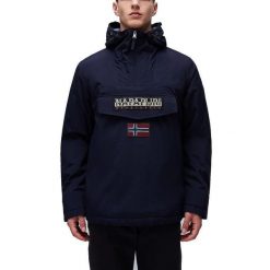 Kurtka NAPAPIJRI RAINFOREST Niebieski. Niebieskie kurtki męskie Napapijri, m, bez wzorów, z tkaniny, bez ramiączek, bez kaptura. Za 981.99 zł.