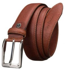 Pasek skórzany Pierre Cardin 9025 koniakowy. Brązowe paski męskie Pierre Cardin, bez wzorów, z jeansu, klasyczne. Za 97.99 zł.