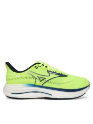 Mizuno Buty do biegania Wave Rider 29 J1GC2503 51 Zielony. Zielone buty do biegania męskie Mizuno, bez wzorów, z materiału, bez zapięcia, do biegania. Za 689.99 zł.