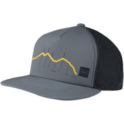 Czapka z daszkiem BUFF EXPLORE TRUCKER CAP CRAM. Czarne czapki męskie Buff, bez wzorów, sportowe. Za 115.00 zł.