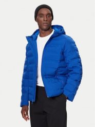 Calvin Klein Kurtka puchowa LV04LD521G Niebieski Regular Fit. Niebieskie kurtki męskie Calvin Klein, l, bez wzorów, z puchu, bez ramiączek, bez kaptura. Za 1,099.00 zł.