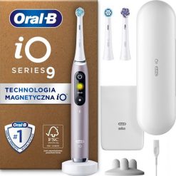 Szczoteczka Oral-B iO Series 9 Plus Edition Rose Quartz. Czerwone szczoteczki elektryczne ORAL-B. Za 1,375.69 zł.