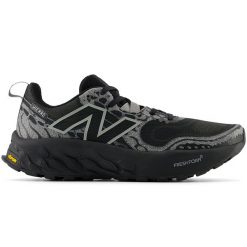 Buty męskie New Balance Fresh Foam X Hierro v8 MTHIERK8 – czarne. Czarne buty do biegania męskie New Balance, bez wzorów, z materiału, bez zapięcia, do biegania. Za 399.99 zł.
