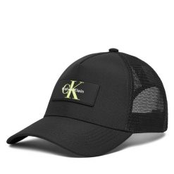 Czapka z daszkiem Calvin Klein. Czarne czapki męskie Calvin Klein, bez wzorów. Za 149.99 zł.