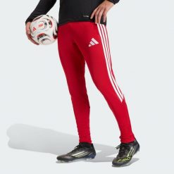 Spodnie treningowe Tiro26 League Regular. Białe długie spodnie sportowe męskie ADIDAS, bez wzorów, z dresówki. Za 219.00 zł.
