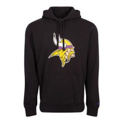 Bluza z kapturem Minnesota Vikings NFL. Czarne bluzy nierozpinane męskie New Era, m, bez wzorów, z kapturem. W wyprzedaży za 246.00 zł.