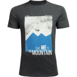 T-shirt męski TSM626 - ciemny szary melanż - Outhorn. T-shirty męskie marki Outhorn. W wyprzedaży za 29.99 zł.