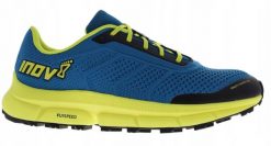 Buty trailowe Inov-8 Trailfly Ultra G 280 - blue/yellow. Niebieskie buty trekkingowe męskie GRONELL, bez wzorów, bez zapięcia. Za 441.82 zł.