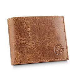 Portfel męski BETLEWSKI BPM-BB-61 brązowy. Brązowe portfele męskie Betlewski, bez wzorów, ze skóry. Za 149.99 zł.