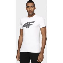 T-Shirt męski TSM301 - biały. T-shirty męskie 4f. Za 49.99 zł.