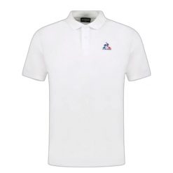 Polo Le Coq Sportif Essentiel N°1. Białe koszulki polo męskie le coq sportif, m, bez wzorów, sportowe, bez kołnierzyka, bez ramiączek. Za 240.00 zł.