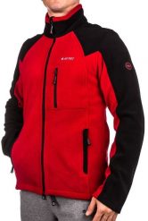 Hi-Tec Polar męski Monar Red r. XXL. Czerwone bluzy z polaru męskie Hi-tec, m, bez wzorów, z polaru, bez ramiączek, bez kaptura. Za 123.66 zł.