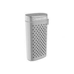 Głośnik przenośny MANTA MPBC7SL Diamond. Szare głośniki przenośne MANTA. Za 41.99 zł.