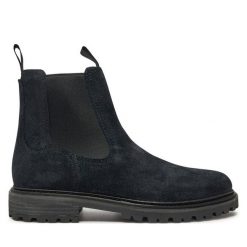 Sztyblety Clarks. Czarne sztyblety męskie Clarks, bez obcasa, bez zapięcia. Za 579.99 zł.