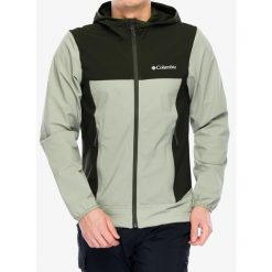 Kurtka softshell męska Columbia Heather Canyon II Hooded Jacket. Zielone kurtki softshell męskie Columbia, m, bez wzorów, z softshellu, bez kaptura, trekkingowe. Za 335.99 zł.