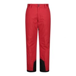 Spodnie męskie narciarskie CMP 33W1157. Czerwone spodnie na co dzień męskie CMP, bez wzorów, narciarskie. Za 425.00 zł.