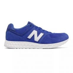 Buty do chodzenia męskie New Balance D 12. Białe buty do biegania męskie New Balance, bez wzorów, z materiału, bez zapięcia, do biegania. W wyprzedaży za 511.60 zł.