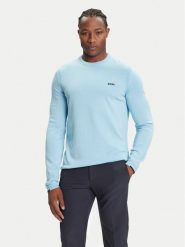 BOSS Sweter K_Ever-X 50541940 Błękitny Regular Fit. Niebieskie kardigany męskie Boss, m, bez wzorów, z bawełny, bez ramiączek. Za 469.99 zł.