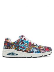 Skechers Sneakersy Uno - Color Doodle 183500/MLT Kolorowy. Buty sportowe na co dzień męskie Skechers, m, bez wzorów, ze skóry, bez ramiączek, bez kaptura. Za 449.99 zł.