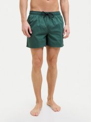 Jack & Jones Szorty kąpielowe Maui 12272776 Zielony Regular Fit. Zielone kąpielówki męskie Jack & Jones, bez wzorów, z syntetyku. Za 79.99 zł.