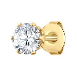 True Rebels Kolczyki Stal nierdzewna Żółte złoto Biżuteria męska 1 ct Męskie. Żółta biżuteria dla mężczyzn True Rebels, z materiału, z cyrkonią, pozłacane. Za 119.99 zł.