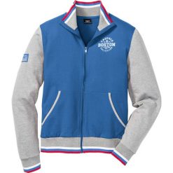 Bluza rozpinana Regular Fit bonprix niebieski lodowy + jasnoszary melanż. Bluzy rozpinane męskie marki Cropp. Za 79.99 zł.