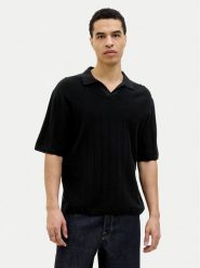 Jack & Jones Sweter Varenna 12272578 Czarny Relaxed Fit. Czarne kardigany męskie Jack & Jones, m, bez wzorów, z bawełny, bez ramiączek. Za 119.99 zł.