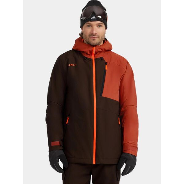 Kurtka Narciarska Męska O'Neill FWC'Cruz Block. Brązowe kurtki narciarskie i snowboardowe męskie O'Neill, na zimę, m, bez wzorów, bez kaptura, narciarskie. Za 999.00 zł.