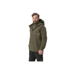 Kurtka turystyczna męska Helikon-Tex Woodsman Anorak. Zielone kurtki męskie Helikon-Tex, m, bez wzorów, z bawełny, sportowe, bez ramiączek, bez kaptura. Za 293.70 zł.