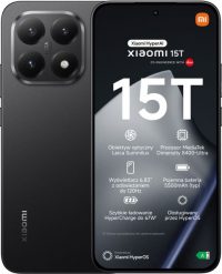Smartfon 15T 5G 12/256GB Czarny (68152). Czarne smartfony Xiaomi. Za 2,070.25 zł.