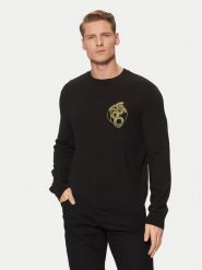 Armani Exchange Sweter XM000188 AF11982 UC001 Czarny Regular Fit. Czarne kardigany męskie Armani Exchange, m, bez wzorów, z wełny, bez ramiączek. Za 349.99 zł.