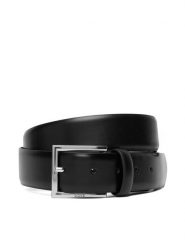 BOSS Pasek Męski 50522768 Czarny. Czarne paski męskie Boss, bez wzorów, ze skóry. Za 599.99 zł.
