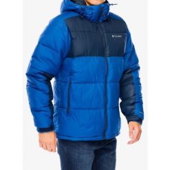 Kurtka ocieplana męska Columbia Pike Lake II Hooded Jacket. Niebieskie kurtki męskie Columbia, m, bez wzorów, sportowe, bez ramiączek, bez kaptura. Za 729.15 zł.