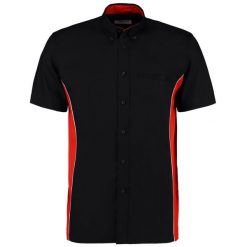 Męska Koszula Sportowa Guziki Trening. Białe koszule męskie GAMEGEAR, m, bez wzorów, bez kołnierzyka, bez ramiączek. Za 143.99 zł.