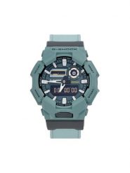 G-Shock Zegarek GA-010CE-2AER Zielony. Zielone, analogowe zegarki męskie G-Shock. Za 629.99 zł.