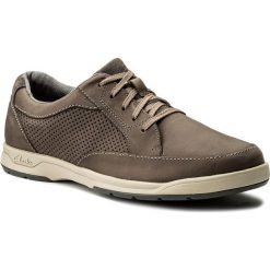 Półbuty CLARKS - Stafford Park5 261259537 Grey Nubuck. Szare codzienne półbuty męskie Clarks, z materiału, eleganckie. W wyprzedaży za 229.00 zł.