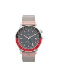 Timex Zegarek Waterbury Traditional GMT TW2V74100 Szary. Szare, analogowe zegarki męskie Timex. Za 589.99 zł.