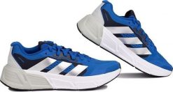 Adidas Buty męskie do biegania adidas Questar niebieskie IF2235 41 1/3. Niebieskie buty do biegania męskie ADIDAS, bez wzorów, bez zapięcia, do biegania. Za 319.68 zł.