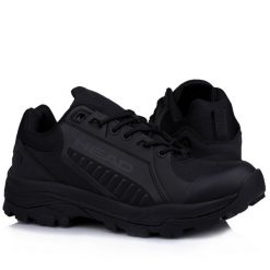 Buty męskie trekkingowe Head TABRIS MIX. Czarne buty trekkingowe męskie Head, bez wzorów, sportowe, bez obcasa, bez zapięcia. W wyprzedaży za 219.00 zł.