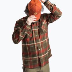 Koszula męska Pinewood Cornwall. Zielone koszule męskie Pinewood, m, bez wzorów, bez kołnierzyka, bez ramiączek. Za 349.99 zł.